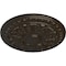 Ekena Millwork Colton Ceiling Medallion (Fits Canopies up to 4 3/4"), Hnd-Painted Stone Hearth, 15 3/4"OD x 1 1/2"P CM15CNSHF - alternate 4